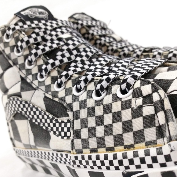 Vans Other - Vans Off The Wall Checkered High Top Shoes